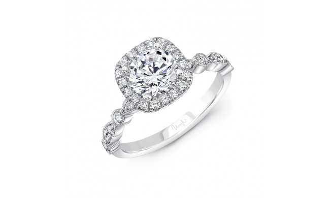 Uneek Us Collection Round Diamond Engagement Ring - SWUS003CUW-6.5RD