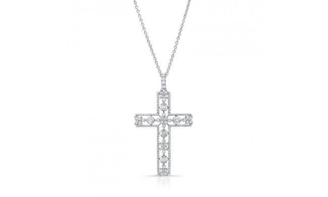 Uneek Cross Diamond Pendant - LVNWC835W