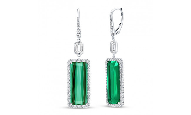 Uneek Precious Green Tourmaline Earrings - ER4434-GT