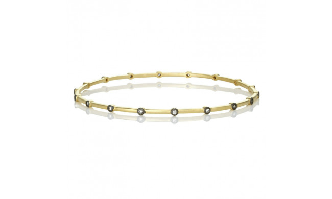 Freida Rothman Thin Bezel Station Bangle - YRZB0885B