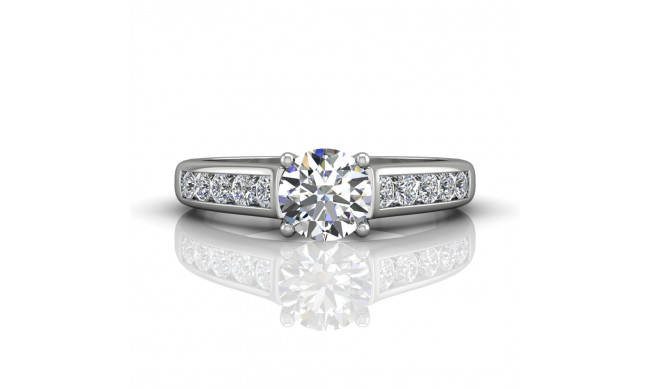 Martin Flyer 18k White Gold FlyerFit Engagement Ring