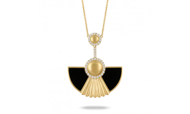 Doves Gatsby 18k Yellow Gold Gemstone Necklace - N9678BO