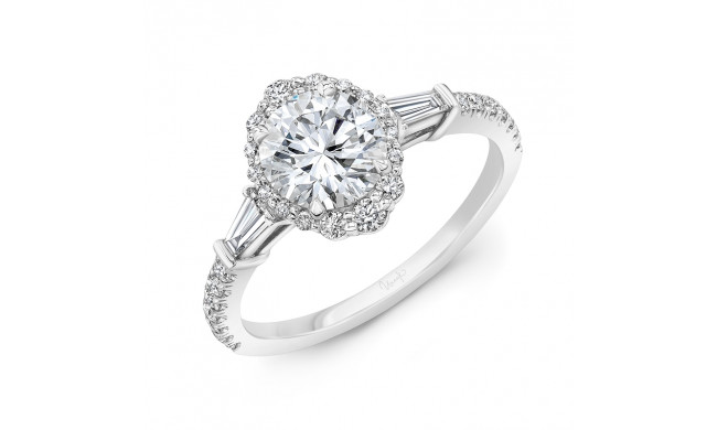 Uneek Round Diamond Engagement Ring - SWS232BGW-6.5RD