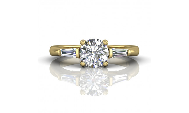 Martin Flyer 14k Yellow Engagement Ring