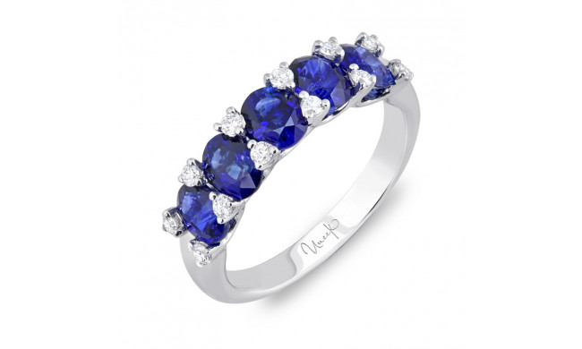 Uneek Blue Sapphire Diamond Fashion Ring - LVBLG8518S