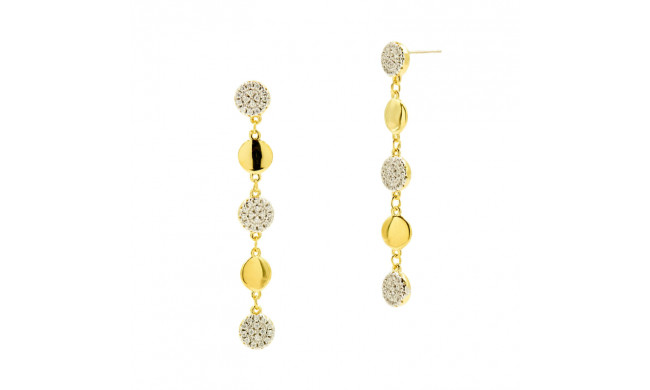 Freida Rothman Radiance Linear Drop Earrings - RNPYZE12-14K