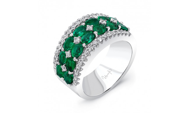 Uneek Emerald Diamond Fashion Ring - LVBLG0883E