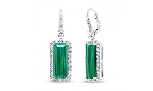 Uneek Precious Indicolite Tourmaline Earrings - ER004INTOURU