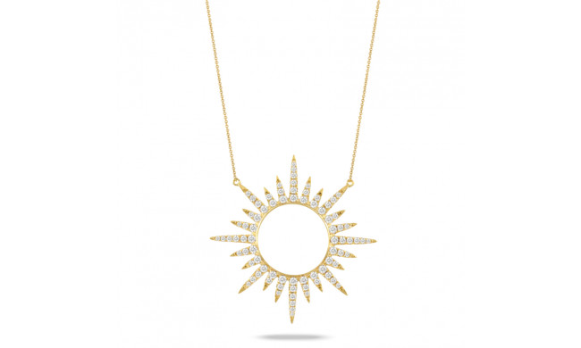 Doves Celestia 18k Yellow Gold Diamond Necklace - N9344