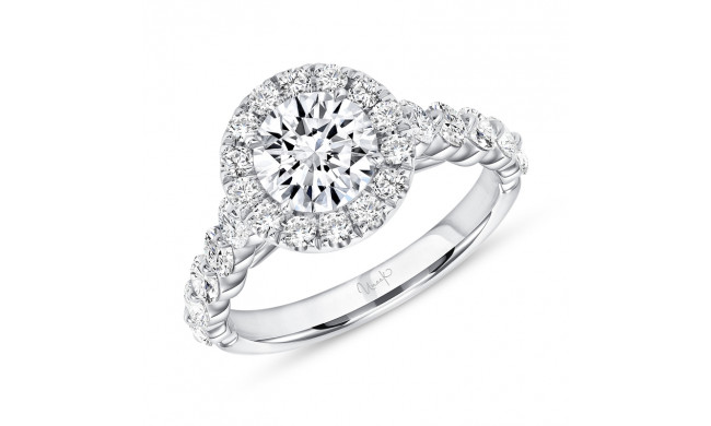 Uneek Us Collection Round Diamond Engagement Ring - SWUS017RDCW-6.5RDV1