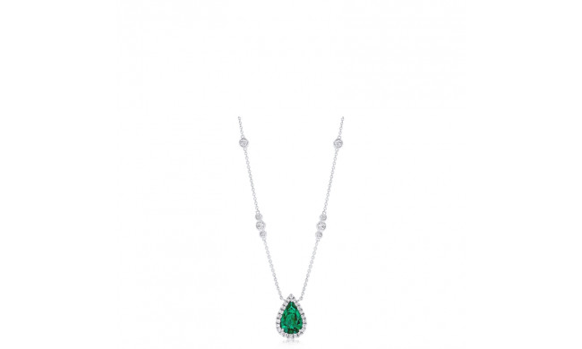 Uneek Emerald Diamond Necklace - LVN696EPS