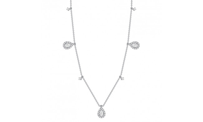 Uneek Pear Diamond Necklace - LVNWF374W