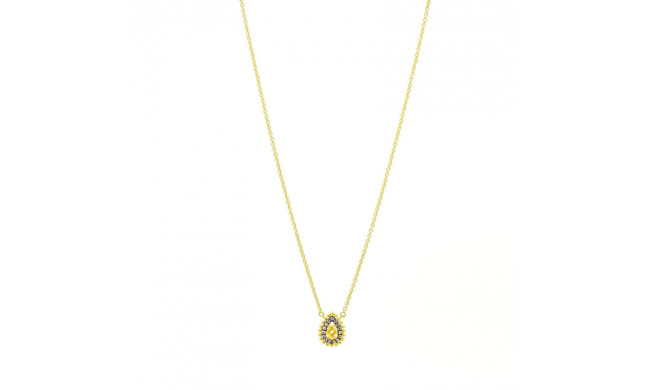 Freida Rothman Lattice Motif Pendant Necklace - LMYKZN16-16E