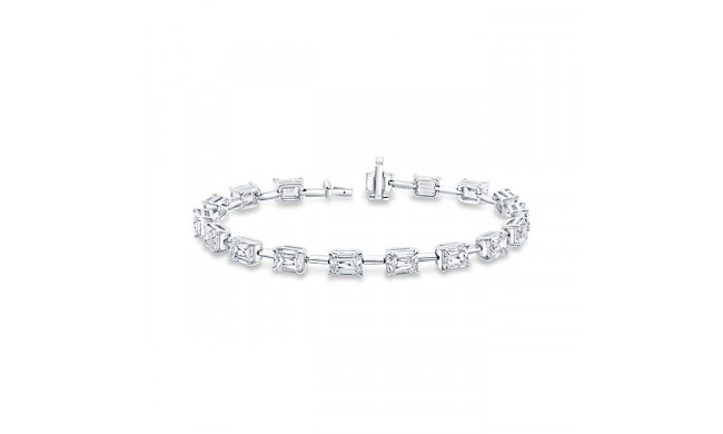 Uneek Signature Emerald Cut Diamond Bracelet - BR4002ECU