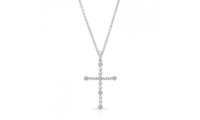 Uneek Cross Diamond Pendant - LVNWC827W