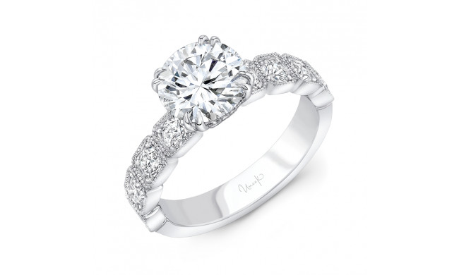 Uneek Round Diamond Engagement Ring - R025U