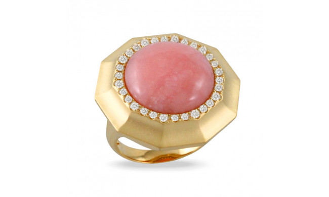 Doves Dahlia 18k Yellow Gold Diamond Ring - R9589PO