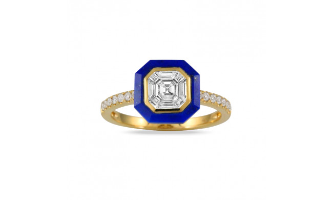 Doves Mykonos 18k Yellow Gold Diamond Ring - R9465LP