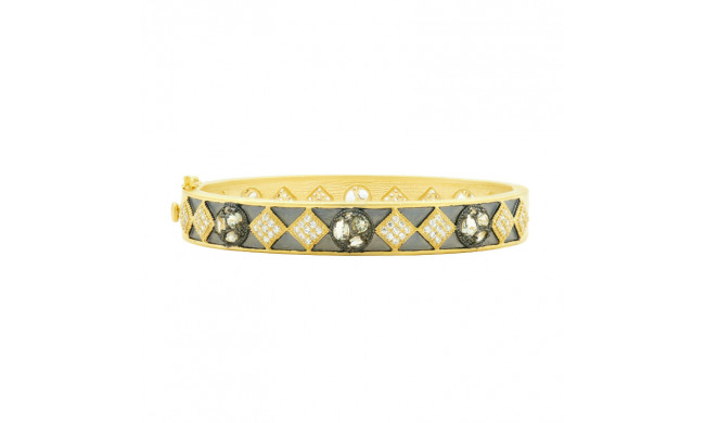 Freida Rothman Rose D'Or Hinge Bangle - RDYKZGB25-H