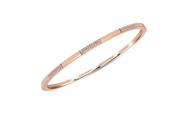 Uneek Diamond Stackable Bangle - LVBAAS2899R