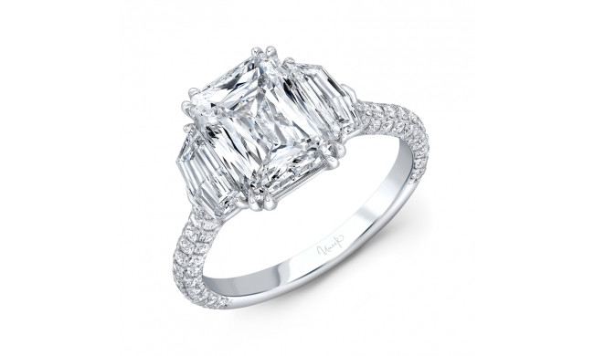 Uneek Cushion Cut Diamond Engagement Ring - R045U