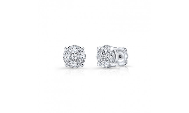 Uneek Diamond Stud Earrings - ER004U-1.35CT