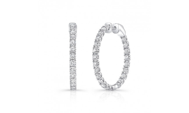 Uneek Hoop Diamond Earrings - ER190159PN