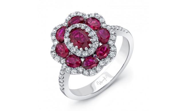 Uneek Emerald Diamond Fashion Ring - LVRMT0283R