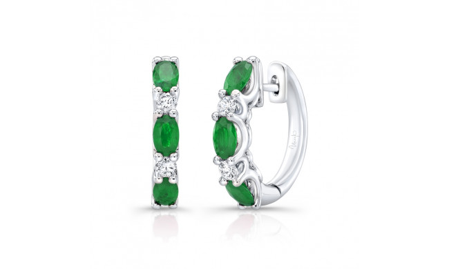Uneek Emerald Diamond Earrings - ER10004EMU