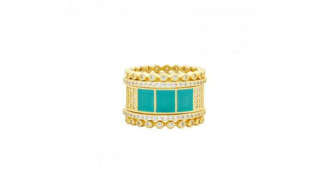 Freida Rothman Harmony 5-Stack Ring - HAYZTQR05-6