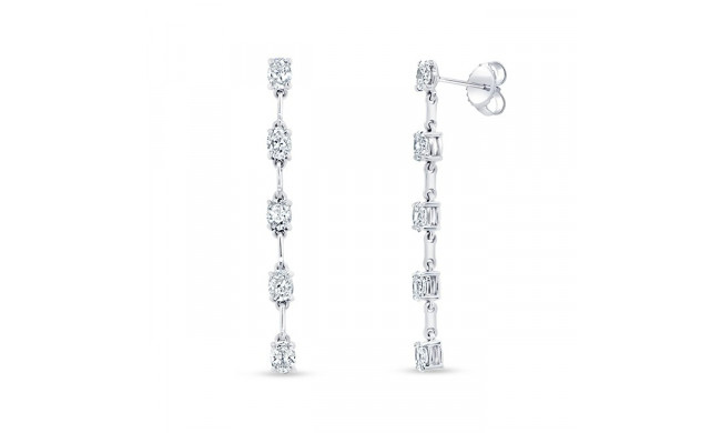 Uneek Gatsby Dangling Diamond Earrings - ER3016U