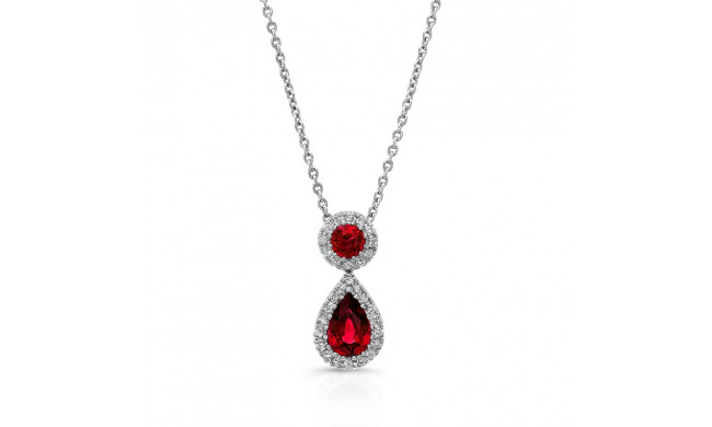 Uneek Ruby Diamond Pendant - LVNMT1843R