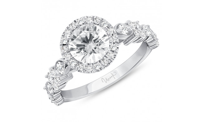 Uneek Us Collection Round Diamond Engagement Ring - SWUS014RDCW-6.5RD