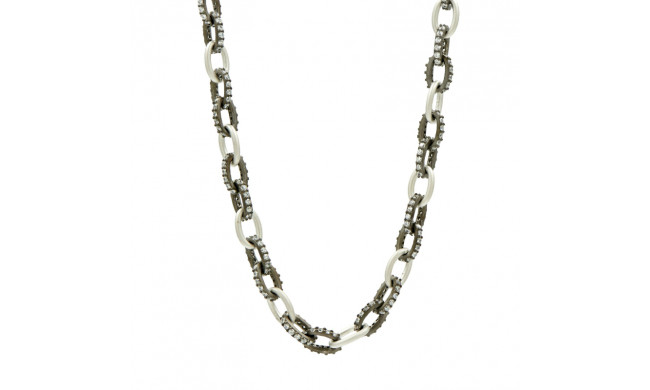 Freida Rothman Alternating Chain Link Necklace - PRZ070421B-20
