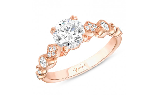 Uneek Us Collection Round Diamond Engagement Ring - SWUSOL08R-6.5RD