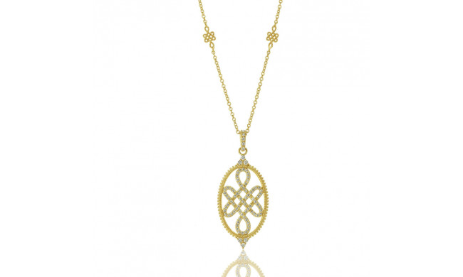 Freida Rothman Signet Love Knot Pendant Necklace - YZ0703B-16E