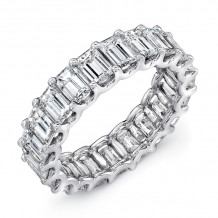 Uneek Emerald Cut Diamond Eternity Band - ETEC600