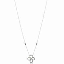 Freida Rothman Open Clover PavE Necklace - PRZ070173B-16E