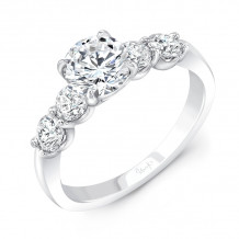 Uneek Round Diamond Engagement Ring - R027U