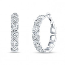 Uneek Chatterly Hoop Diamond Earrings - ER2781dc