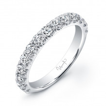 Uneek 14-Diamond U-Pave Wedding Band - UWB03