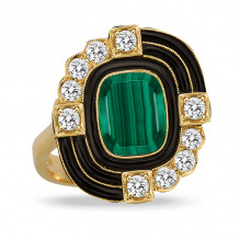 Doves Verde 18k White Gold Diamond Ring - R9207BOMC