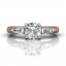 Martin Flyer Two Tone 14k Gold FlyerFit Engagement Ring