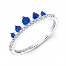Uneek Blue Sapphire Diamond Fashion Ring - RB5244BSPH