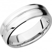 Lashbrook Cobalt Chrome 7mm Men's Wedding Band - CC7B11U+POLISH_SATIN_POLISH