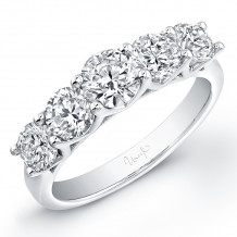 Uneek Round Diamond Wedding Band - LVB109