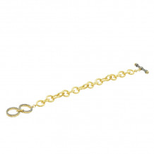 Freida Rothman Signature Two Tone Chain Bracelet - YRZ070383B