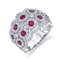 Uneek Ruby Diamond Fashion Ring - LVBRI701R