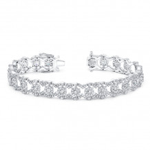 Uneek Valenciennes de Ghent Open Lace Diamond Bracelet - LVBRW618W