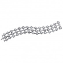 Uneek Grand Entrances Three-Row Diamond Bracelet - LBR147